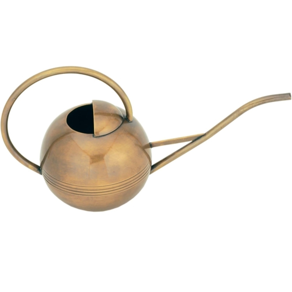 Round Brass Watering Can